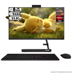 Falabella IdeaCentre 3 24ALC6 All in One Ryzen 7 7730U 8GB SSD 512GB 23.8” Negro oferta