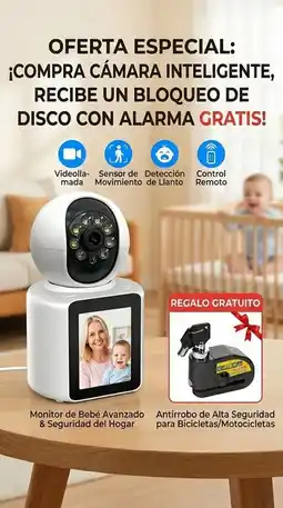 Falabella Cámara de Seguridad con Pantalla + Alarma para Moto y Bicicleta GRATIS oferta