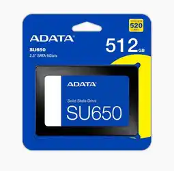Falabella DISCO SSD 512GB SATA SU650 2.5 520MBs oferta