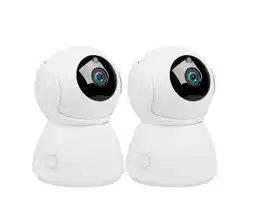 Falabella Cámara Seguridad Wifi x 2 Panorámica 360 Infrarroja oferta
