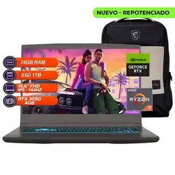 Falabella PORTATIL GAMER Thin A15 - RYZEN 7 7735HS - RTX 3050 4GB - 24GB RAM - SSD 1TB - 15.6” FHD 144Hz oferta