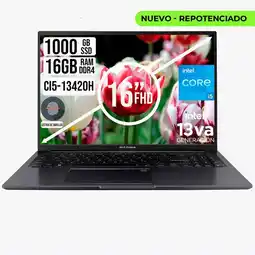 Falabella Portatil VivoBook Intel Core I5-13420H SSD 1TB RAM 24 GB 16 FHD oferta