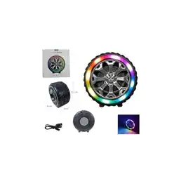 Falabella Parlante Bluetooth Portátil En Forma De Llanta Con Luces LED RGB oferta