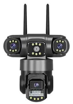 Falabella Cámara Exterior Nuvitecno 3 Lentes PTZ Motorizada Wi-Fi 15MP 10x Zoom Negro oferta
