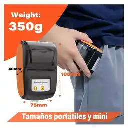 Falabella Impresora Termica Portatil para Negocios Moviles sin Tinta oferta
