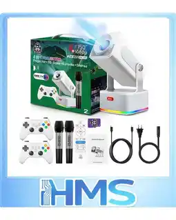 Falabella PROYECTOR INTELIGENTE 4 EN 1 HCS350 PLUS Y KARAOKE oferta