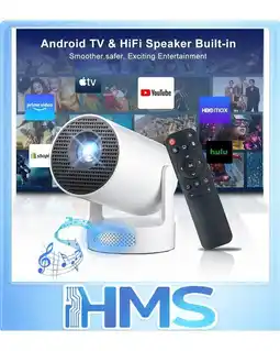 Falabella Proyector Smart 4K 1080p Hy300 Ultra Android Wifi Altavoz 5W oferta