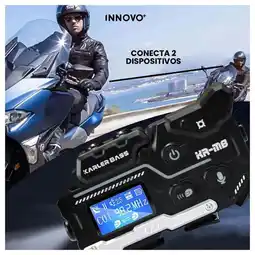 Falabella Intercomunicador Moto Kr-m8 Bluetooth Ip66 Manos Libres Música Fm oferta