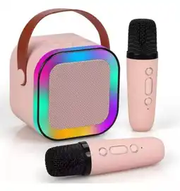 Falabella Parlante Altavoz Bluetooth Portátil Karaoke 2 Micrófonos oferta