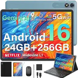 Falabella Tableta Android 16 10 24GB+256GB con Teclado, Mouse y Stylus 2en1 oferta