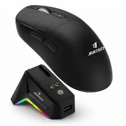 Falabella Mouse Gamer Inalámbrico Con Base De Carga Rgb Jertech Jwmc2 oferta