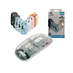 Falabella Mouse Inalámbrico Transparente Dpi Ajustable Sensor Óptico oferta