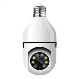Falabella Zhero Cámara IP 360° Bombillo WiFi HD 2MP Visión Nocturna Sensor Movil Blanco oferta