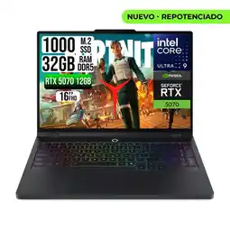 Falabella PORTATIL LEGION PRO 5 INTEL CORE U9-275HX RTX 5070TI SSD 1TB RAM 32GB 16 OLED WQXGA oferta