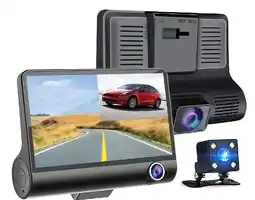 Falabella Cámara Para Carro Dvr 3 Lentes 1080p Full Hd Dash Cam 3 En 1 oferta