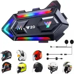 Falabella Intercomunicador Para Moto Y10-2x Chip 5.3 300mt Alcance oferta