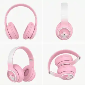 Falabella Audífonos Bluetooth Inalámbricos Niña Mascota Kawaii Luz Led oferta