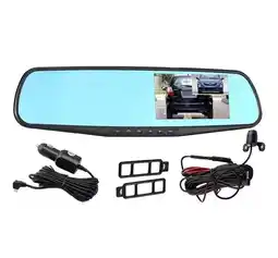 Falabella Espejo Carro Retrovisor Dvr Cámara D Reversa 4.3 PuLG 1080hd oferta