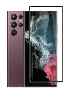 Falabella Protector De Pantalla Vidrio Curvo Fullcover Compatible con Samsung S23 Ultra oferta