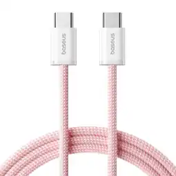 Falabella Cable C a C 100W Trenzado 2M Rosa oferta