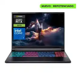 Falabella PORTATIL NITRO V16S CORE 7 240H SSD 1TB RAM 16GB RTX 5070 8GB oferta