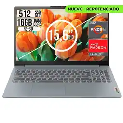 Falabella Laptop IdeaPad Slim 3 Ryzen 3 16GB RAM 512GB SSD 15.6” FHD oferta