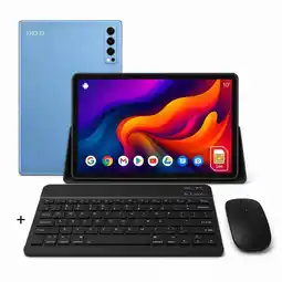 Falabella Tablet 10 Pulgadas 8GB RAM (4+4) 64GB Android 15 Sim Card + Teclado + Mouse Gris oferta
