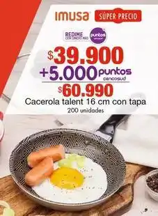 Metro Imusa - cacerola talent con tapa oferta