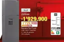 Metro Haceb - nevera no frost hao7164nt40 oferta