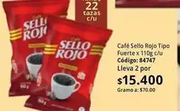 Nova Venta Sello rojo - café tipo fuerte oferta