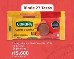 Nova Venta Corona - pastillas aromáticas clavos y canela oferta