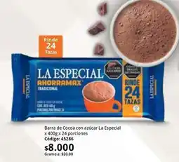 Nova Venta La especial - barra de cocoa oferta