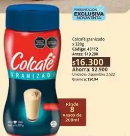 Nova Venta Colcafe - colcafé granulado x 320g oferta