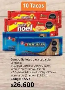 Nova Venta Saltin noel - combo galletas para cada día oferta