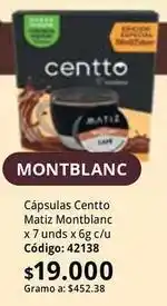 Nova Venta Matiz - cápsulas montblanc x 7 oferta