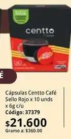 Nova Venta Sello rojo - cápsulas café x 10 unds x 6g c/u oferta