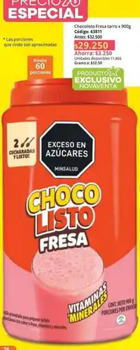 Nova Venta Especial - chocolatina fresa terry's 500g oferta