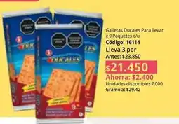 Nova Venta Ducales - galletas para llevar oferta