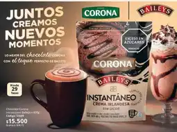 Nova Venta Corona - chocolate instantáneo crema irlandesa sin licor oferta