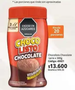 Nova Venta Chocolisto - chocolate tarro oferta