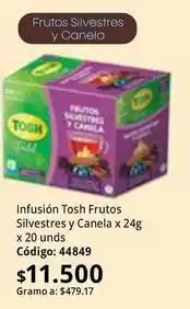 Nova Venta Tosh - infusión frutos silvestres y canela oferta