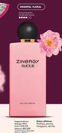 Nova Venta Oriental - zinergy amour eau de parfum oferta