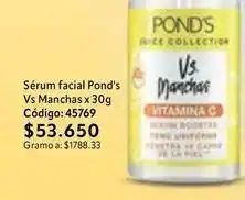 Nova Venta Pond's - sérum facial vs manchas código: 45769 oferta