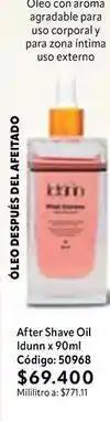 Nova Venta After - shave oil idunn x 90ml oferta