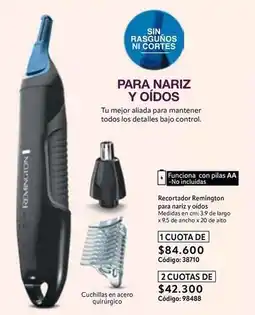 Nova Venta Remington - recortador para nariz y oídos oferta