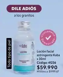 Nova Venta Piel - loción facial astringente oferta