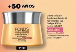 Nova Venta Pond's - crema facial día anti-edad +50 reafirmante x 50g código: 46956 oferta