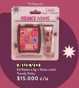 Nova Venta Kit rubor x 5g + gloss x 6ml oferta