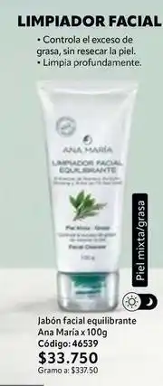 Nova Venta Ana maría - limpiador facial equilibrante oferta