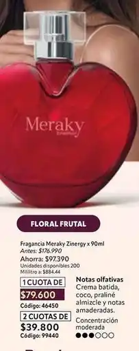 Nova Venta Fragancia meraky zinergy x 90ml oferta
